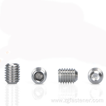 DIN916 Stainless steel Hexagon socket set screws with cup point